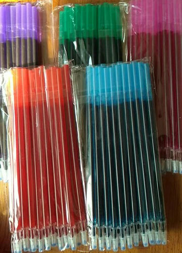 0.5mm cross-stitch water soluble pen fabric canvas marking, water erasable