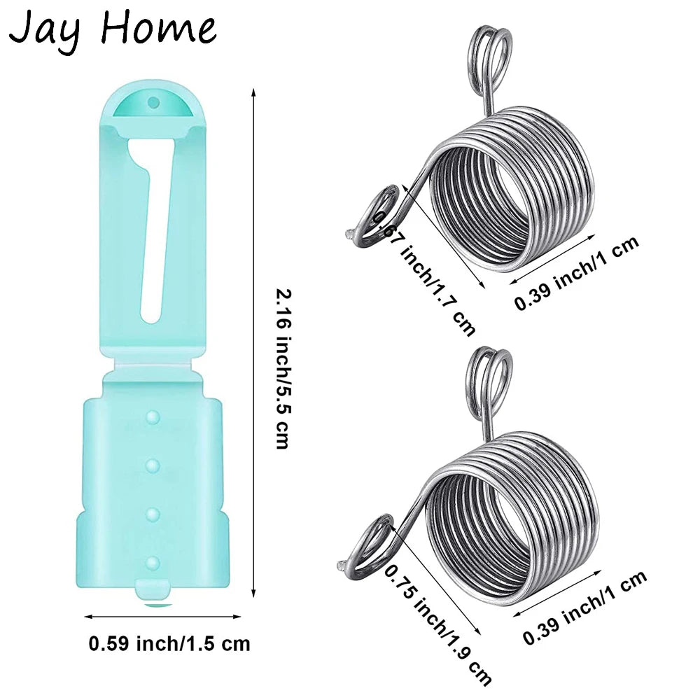 Finger Holder Set Yarn Guide Separated Yarns Metal Knitting Thimble