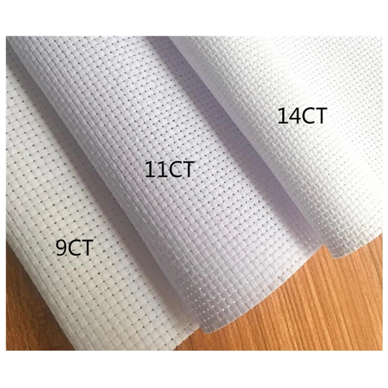 42x50cm 28ct/18ct/16ct/11ct/9ct Aida cloth cross stitch fabric canvas handcraft supplies