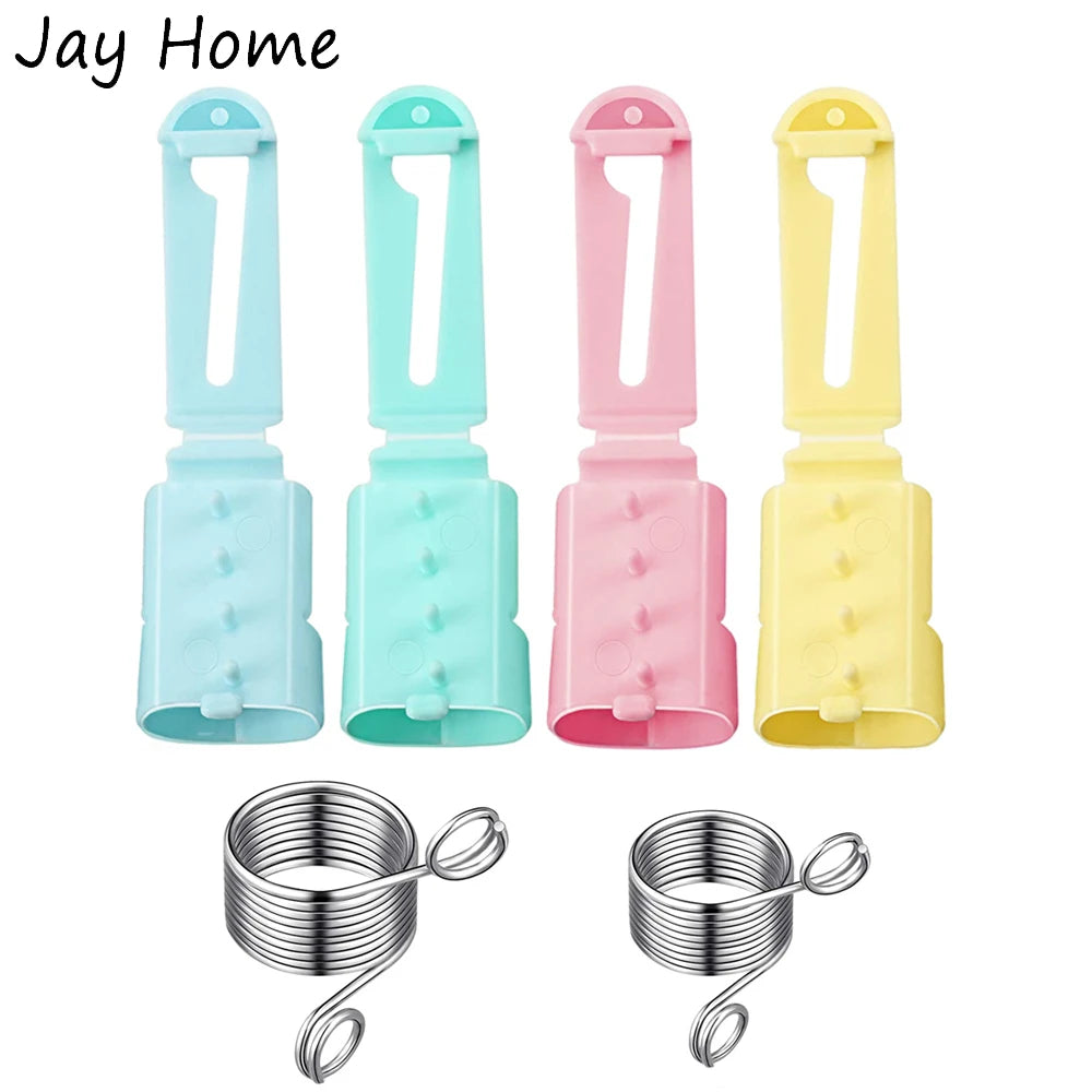 Finger Holder Set Yarn Guide Separated Yarns Metal Knitting Thimble