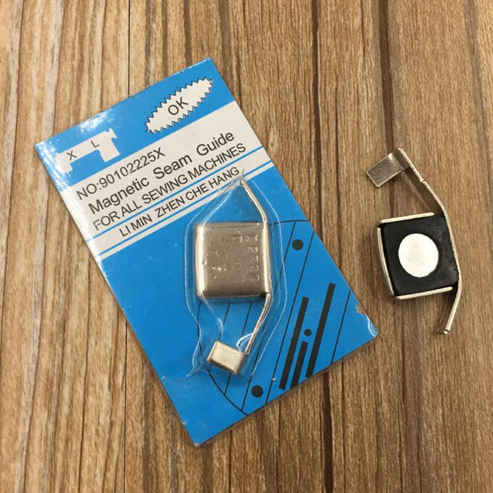 High Quality 1Pcs/lot Universal Metal-Magnetic Seam Guide Press-Feet Sewing Machines