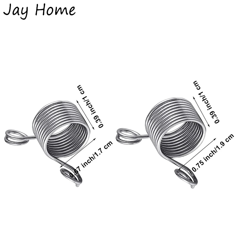 Finger Holder Set Yarn Guide Separated Yarns Metal Knitting Thimble