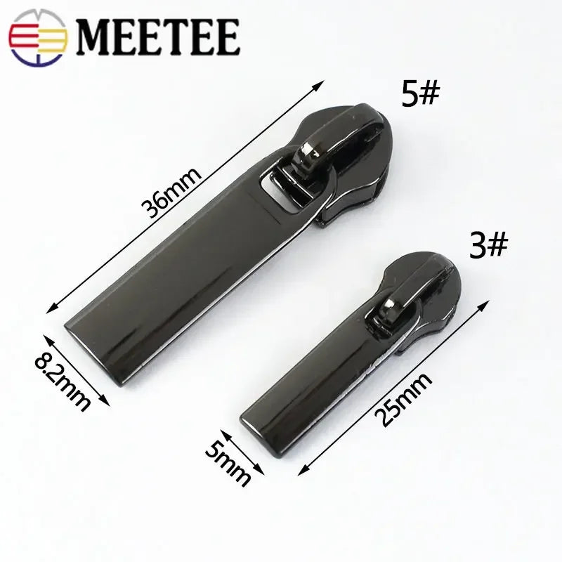 5/10/20P 3#5# Sewing Zipper Slider Nylon Zippers Head Repair Kits