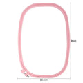 Plastic DIY Embroidery Hoops Square Shape Cross Stitch Frame Ring