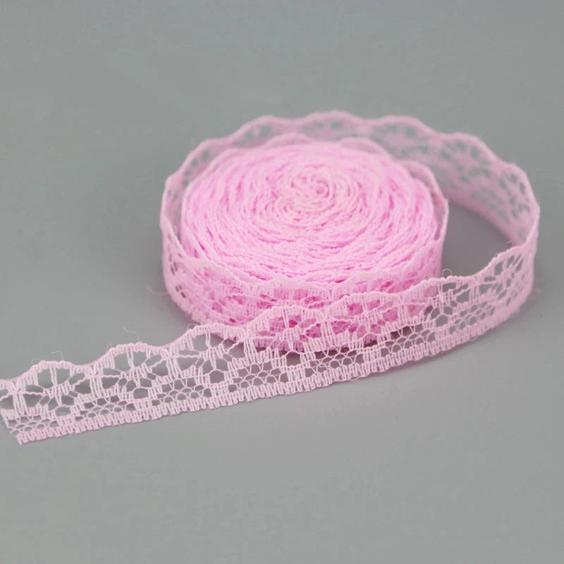 (20 yards/roll) 15mm white Lace fabric Webbing Decoration gift packing Material