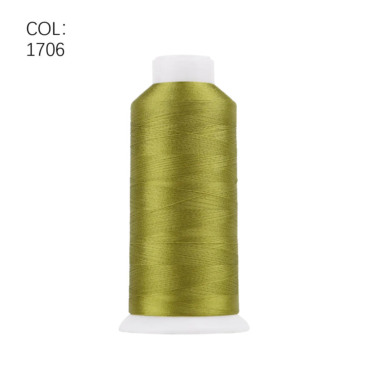 High Tenacity Polyester Embroidery Thread Big Roll 80 4000m Colors