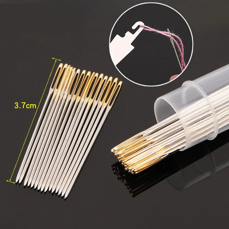 30PCS Cross Stitch Gold Tail Blunt Embroidery Needle Cross Stitch