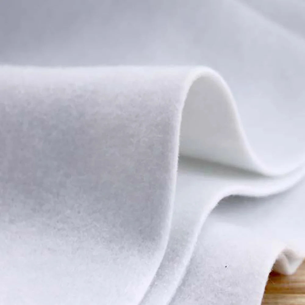 Fusible Interfacing Iron-On/Non-Woven Sewing Cover Stitches Back of Stitch-Fused Beautifully