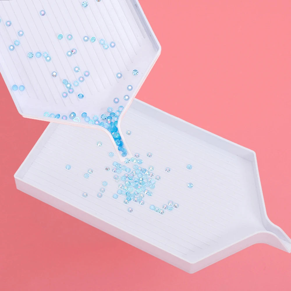 5D DIY Large Capacity Diamond Painting Tool Tray Big Drill