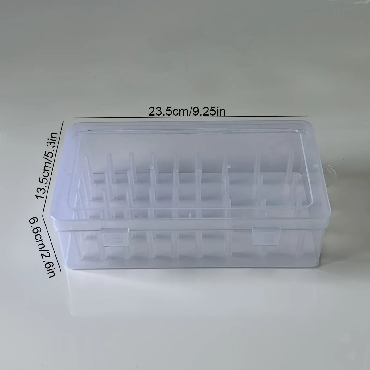 42Spool Thread Storage Box Durable Transparent PP with Safety Lock,