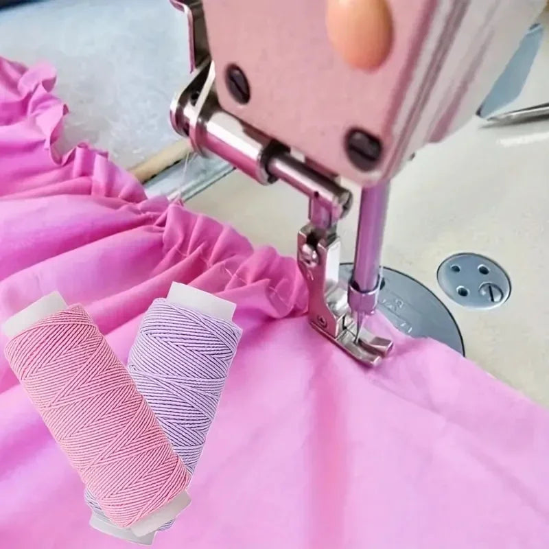 2pcs Colorful Elastic Thread Sewing Machine Bottom Line Polyester