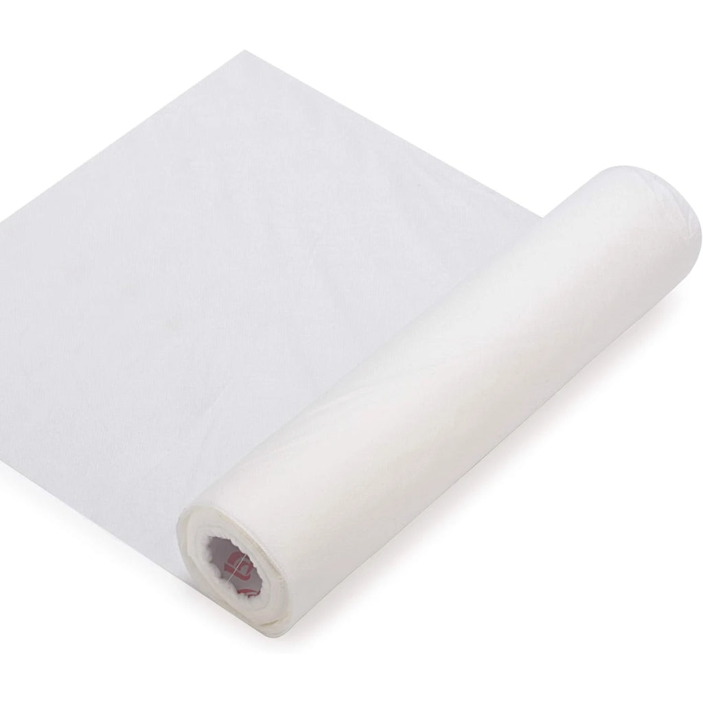 Simthread Non-Woven Water-Soluble Wash Away Machine Embroidery Stabilizer Backing 12”x10Y Roll