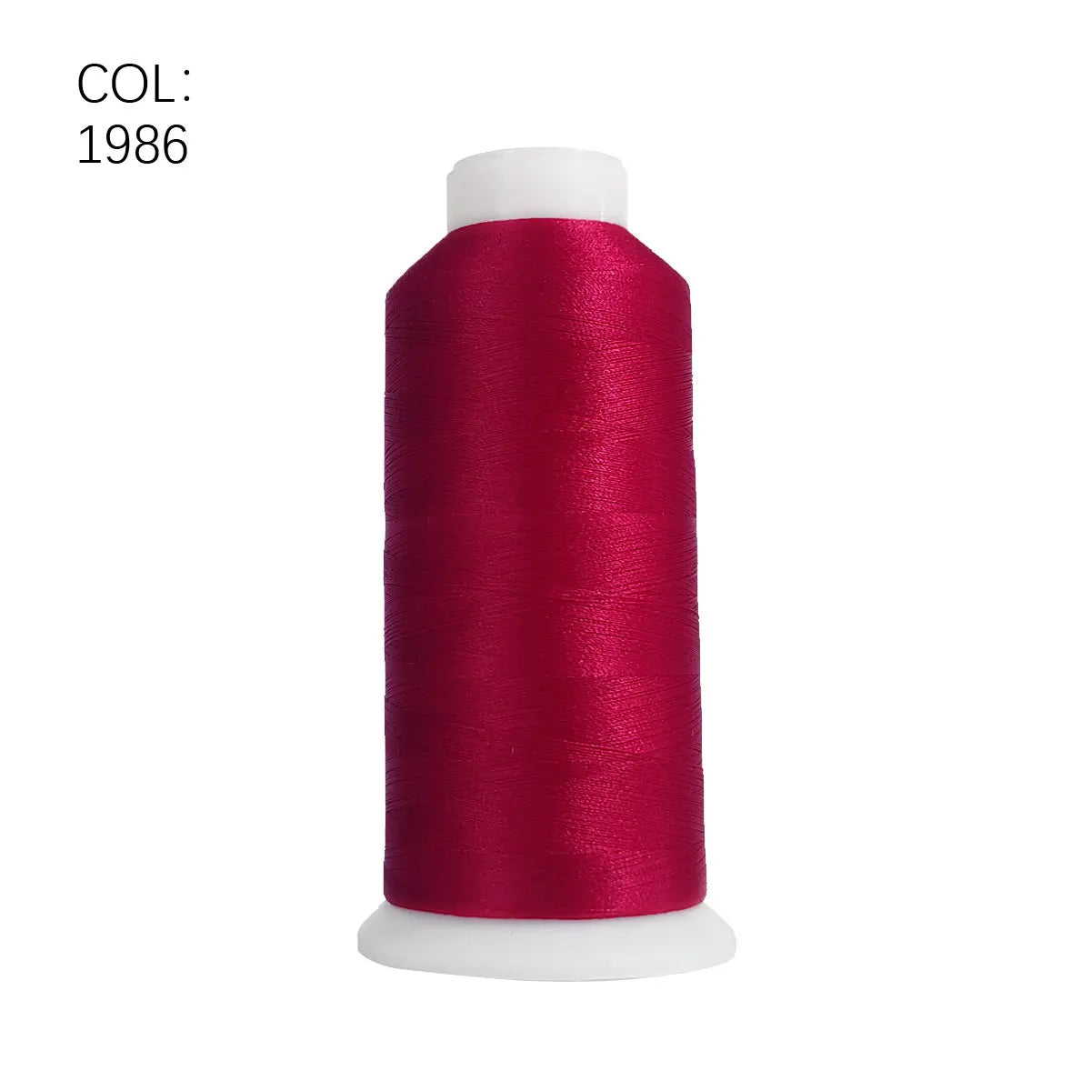 High Tenacity Polyester Embroidery Thread Big Roll 80 4000m Colors