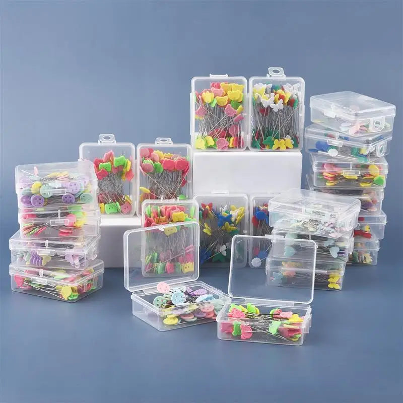 100/50Pcs Patchwork Pins Sewing/Embroidery/Quilting Tools Needle Fixed Metal Button Pins