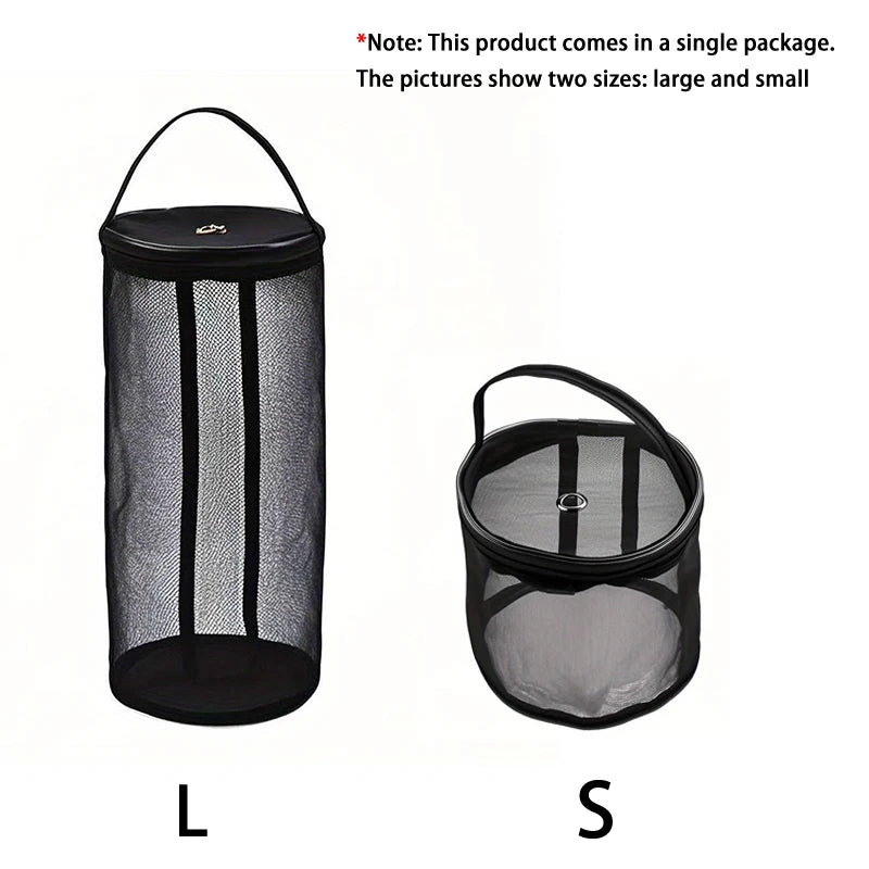 1Pc Portable Yarn Storage Bag Hollow Mesh Knitting Wool Yarn