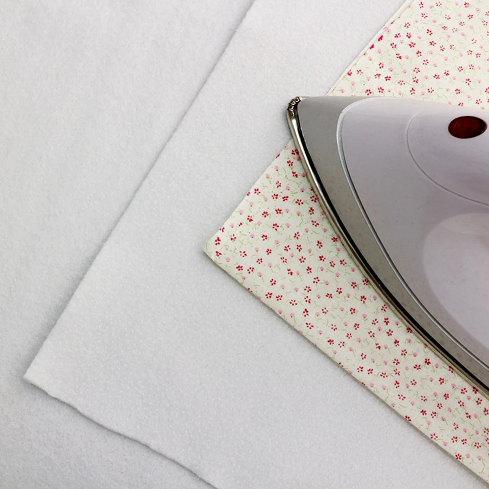 Fusible Interfacing Iron-On/Non-Woven Sewing Cover Stitches Back of Stitch-Fused Beautifully