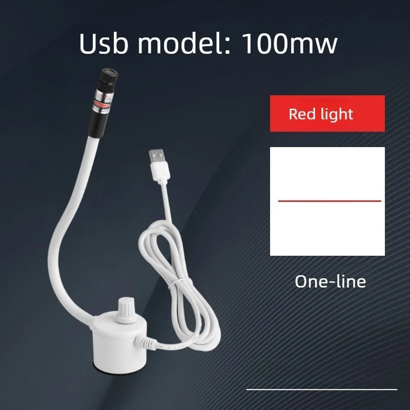 USB Laser Positioning Light Adjustable Red Green with Magnetic Base