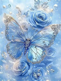 HUACAN Ice Diamond Butterfly Animal 5D Diamond Painting Art Kit