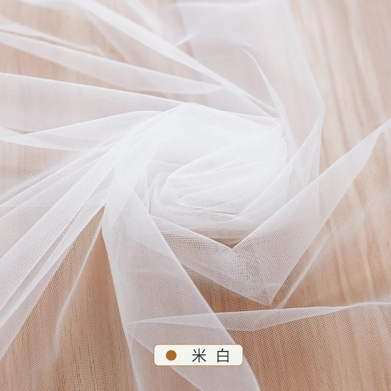 160x50/500cm Soft Mesh Fabric For Wedding Dresses, Decorations, Skirt Fabrics