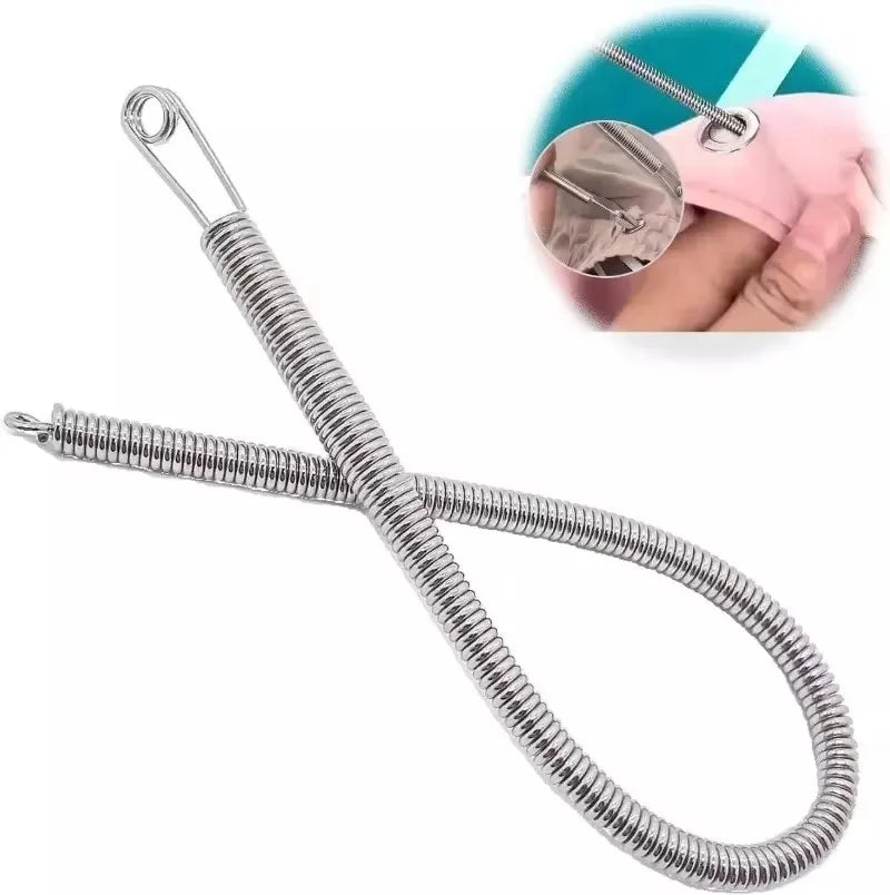 Bendable Spring Drawstring Threader Clip