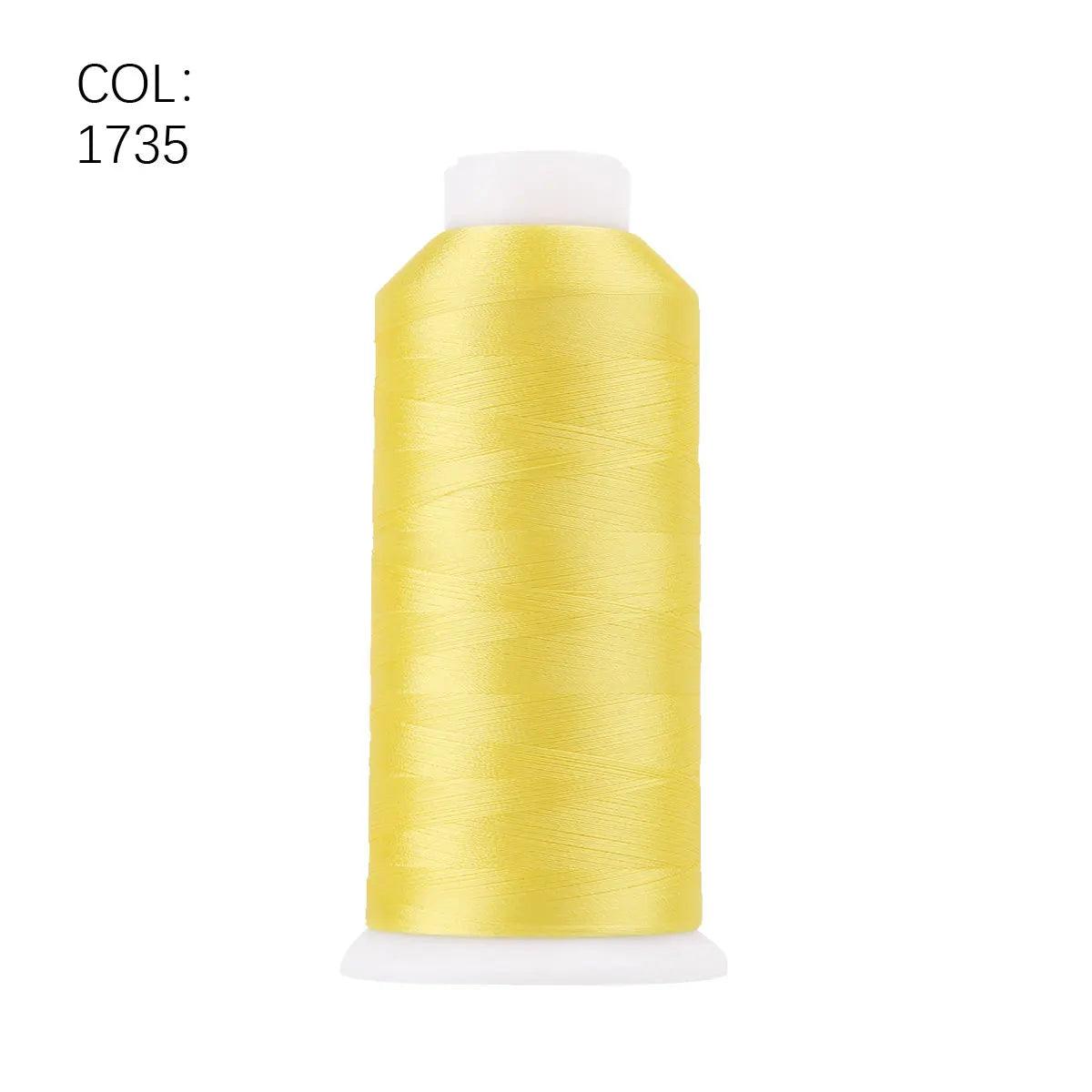 High Tenacity Polyester Embroidery Thread Big Roll 80 4000m Colors