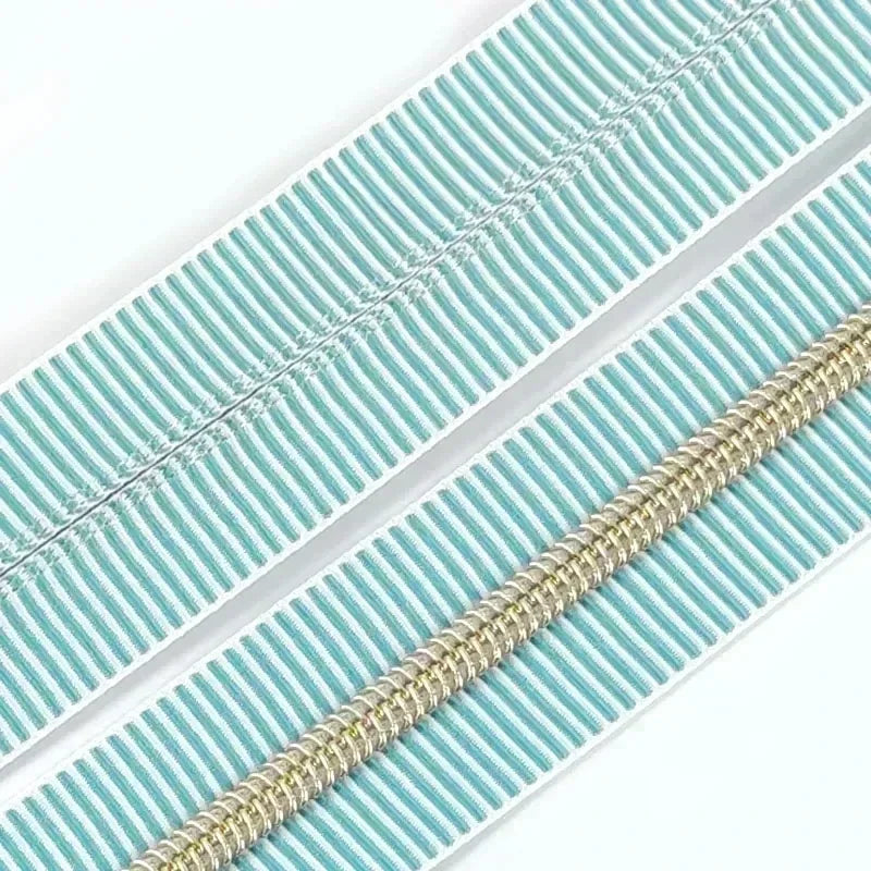 1/2/5Meters 5# Stripe Sewing Coil Zipper for Nylon Zips Bags Garment Decor Zip Tape By Meter Zippers Repair Kit DIY Accessories
