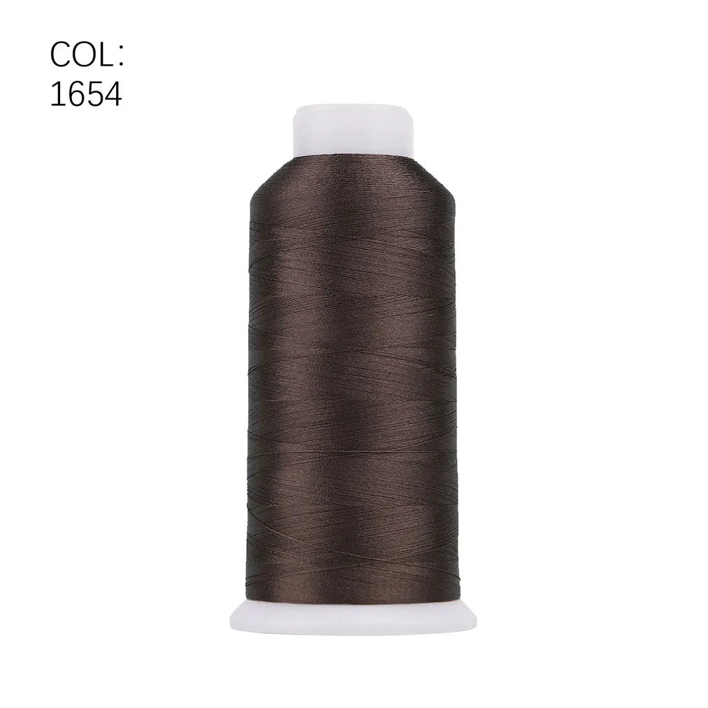 High Tenacity Polyester Embroidery Thread Big Roll 80 4000m Colors