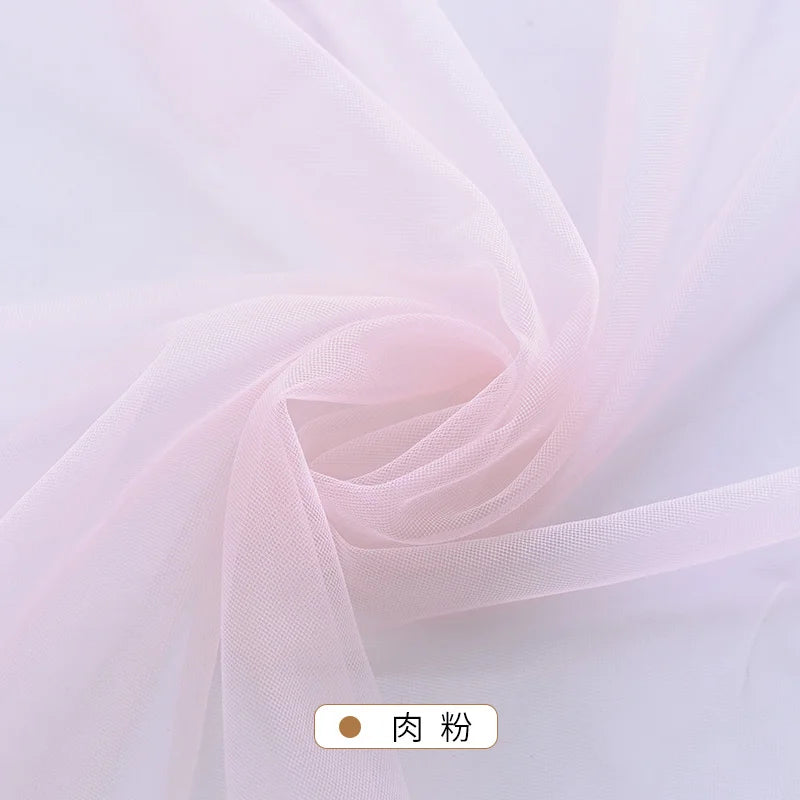 160x50/500cm Soft Mesh Fabric For Wedding Dresses, Decorations, Skirt Fabrics