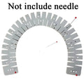 1pc Silicone Hemmer Flexible Sewing Tool Hem Ruler Auxiliary Tool