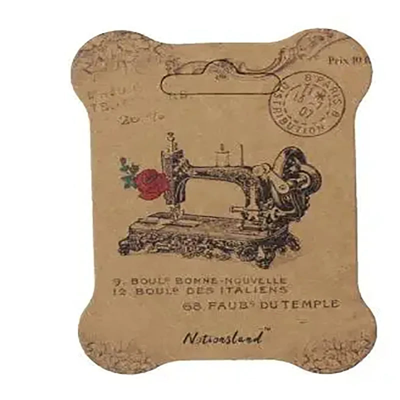 10pcs Paper Thread-Card Embroidery Thread Bobbins/Floss Storage Paper Winding Board 10*7.5cm