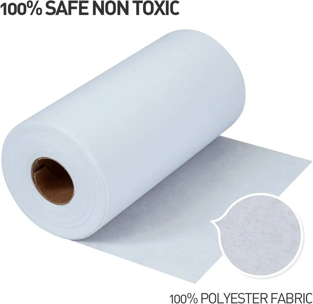 Tear-Away Stabilizer Backing, 12"x50/10"x50 Yd Roll, Medium Weight 1.8oz-Pre-Cut