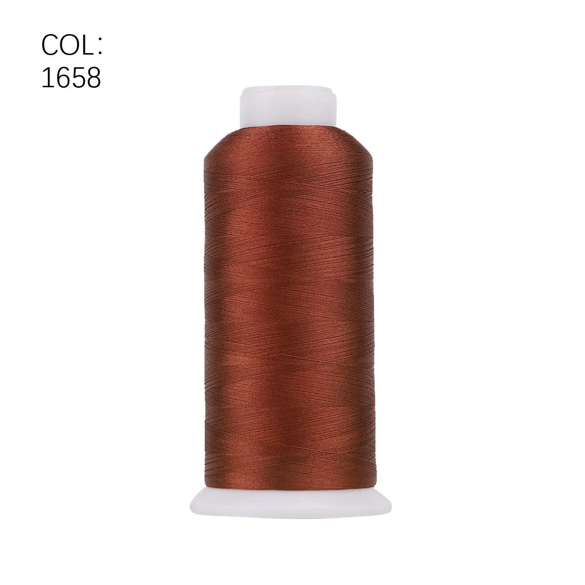 High Tenacity Polyester Embroidery Thread Big Roll 80 4000m Colors