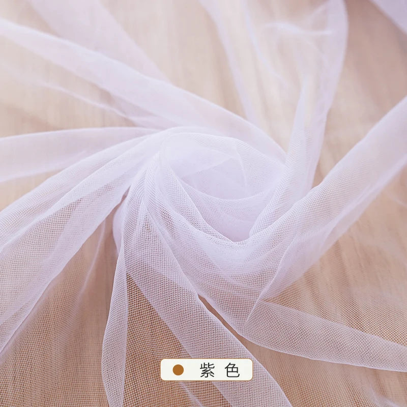 160x50/500cm Soft Mesh Fabric For Wedding Dresses, Decorations, Skirt Fabrics