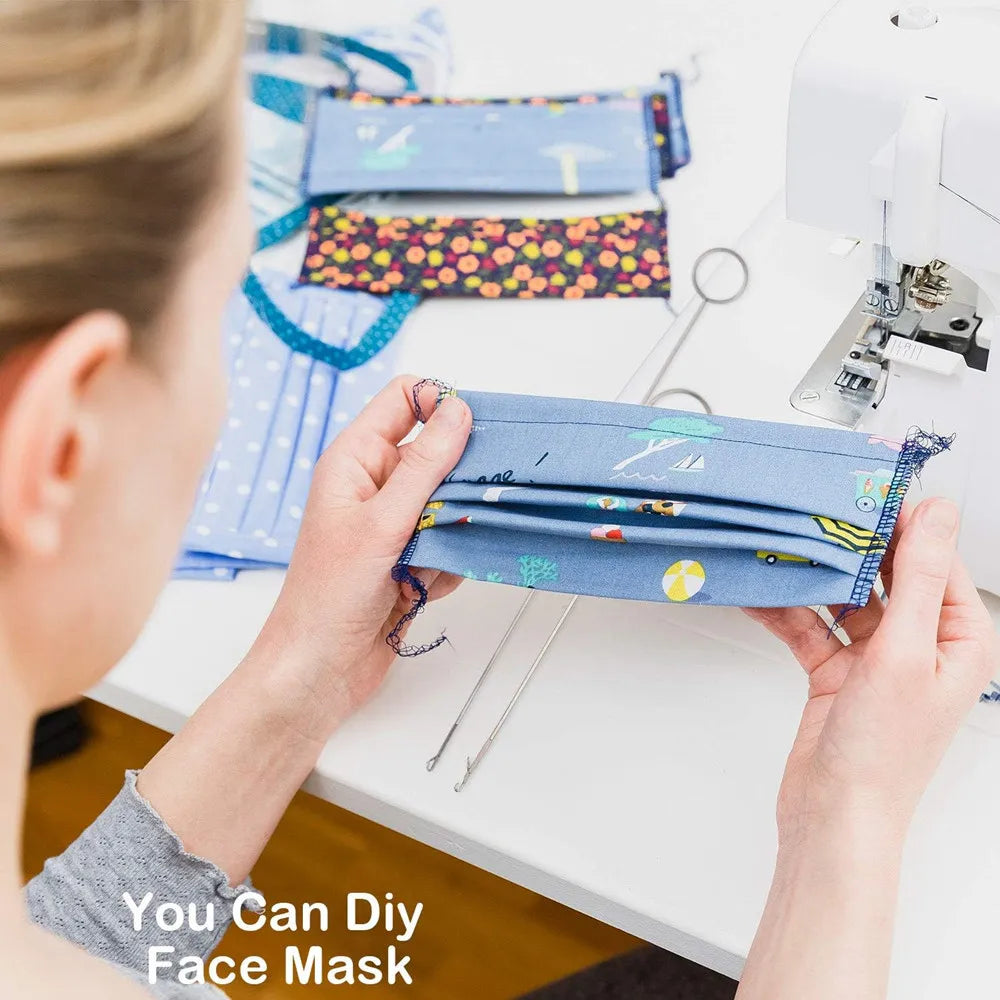 1/2PCS Stainless Steel Sewing Loop Hook Turning Fabric Tube 17.5&26.5CM