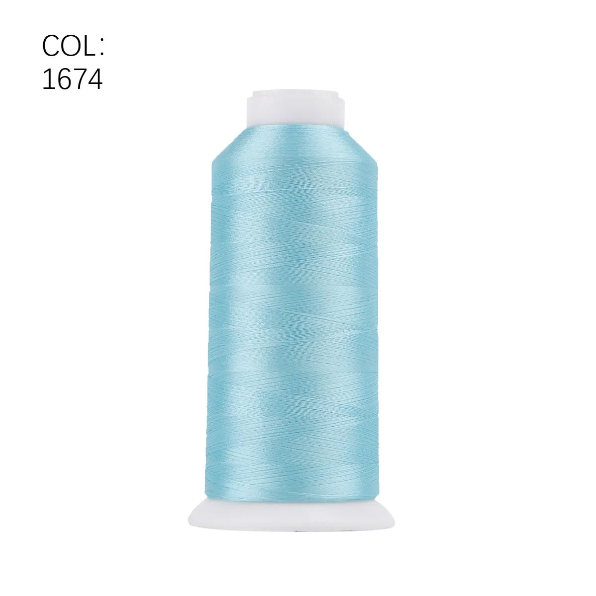 High Tenacity Polyester Embroidery Thread Big Roll 80 4000m Colors