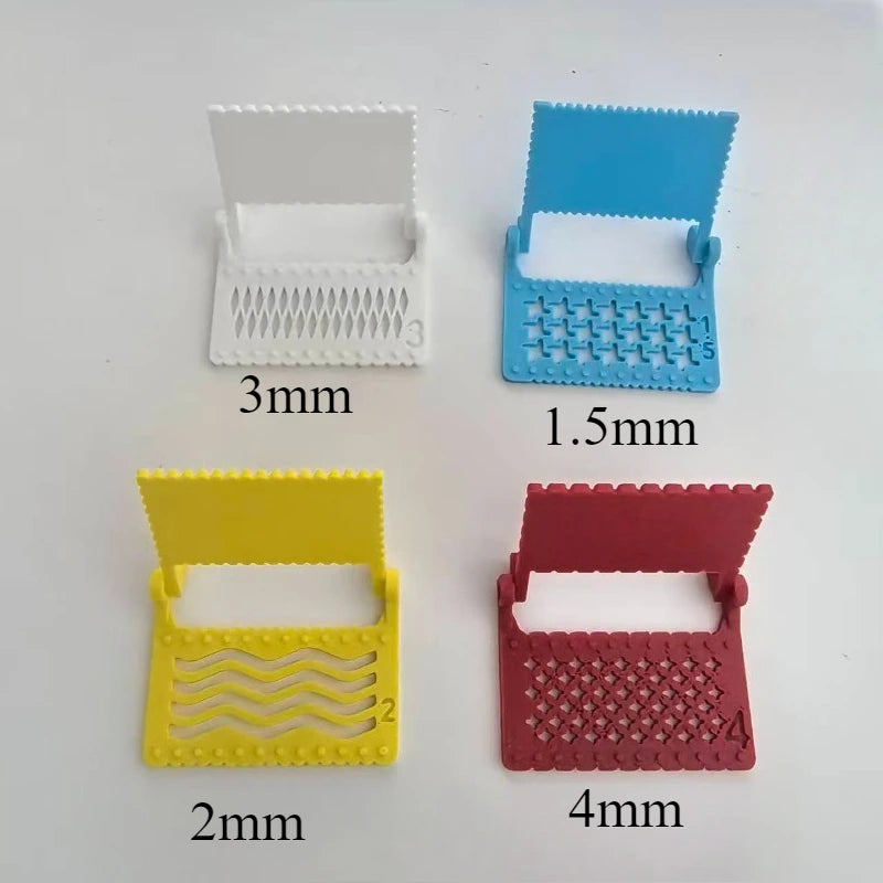 4Pcs Hinged Handheld Hemming Tool Set 1.5/2/3/4mm Sizes Seam Guide