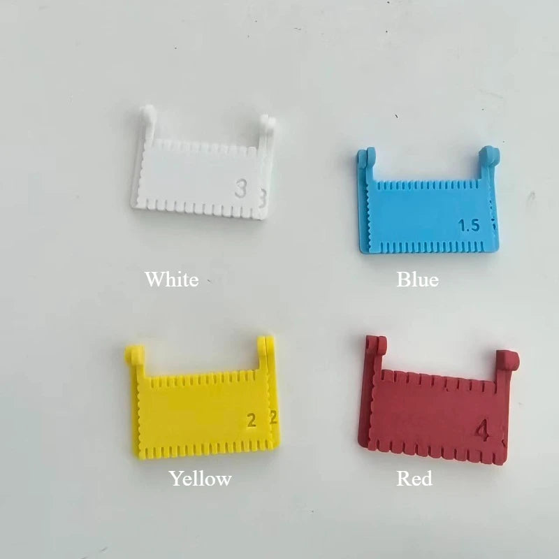 4Pcs Hinged Handheld Hemming Tool Set 1.5/2/3/4mm Sizes Seam Guide