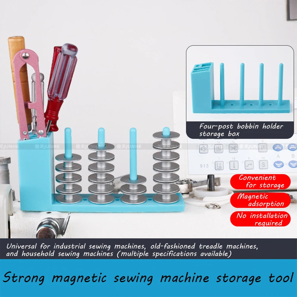 Sewing Machine Four-post Thread Spool Rack Scissors Small