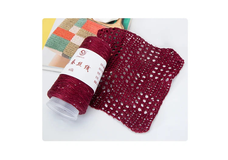 Real Silk Yarns for Knitting and Crochet