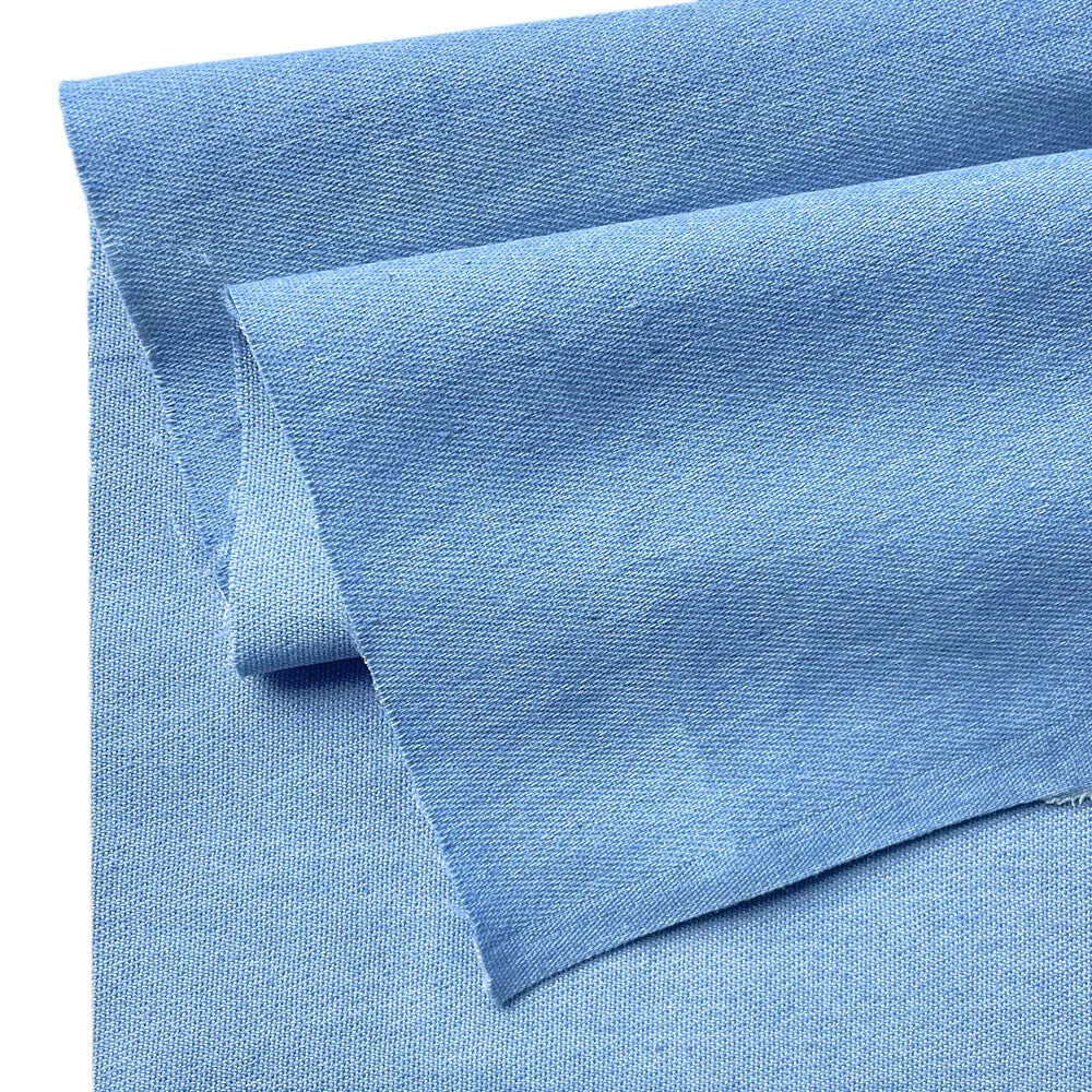145cm Stretch Denim Fabric Blue Washed Micro Elastic Breathable Apparel