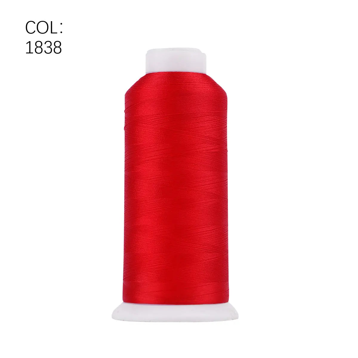 High Tenacity Polyester Embroidery Thread Big Roll 80 4000m Colors