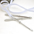 S/Lot Stainless 2 PC Steel Garment Clips