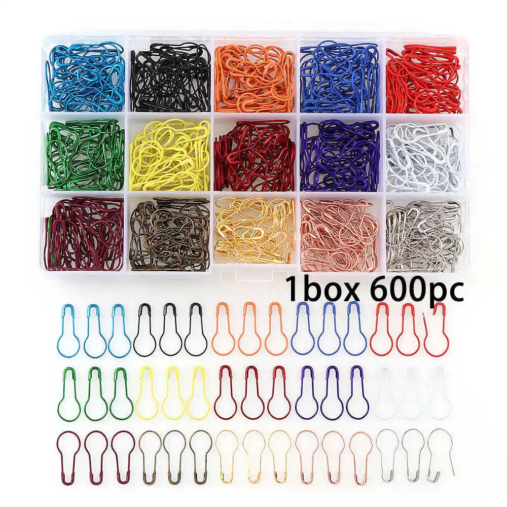 100/300PCS Creative Mix-Color Metal Pin Safety Knitting Tool Cross-Stitch Marker