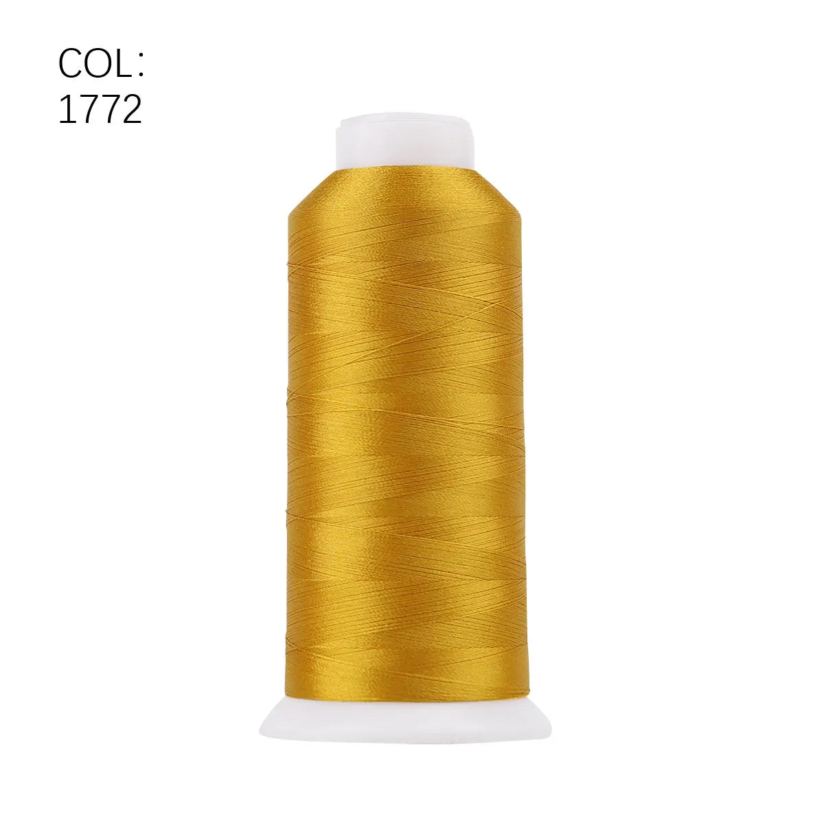 High Tenacity Polyester Embroidery Thread Big Roll 80 4000m Colors