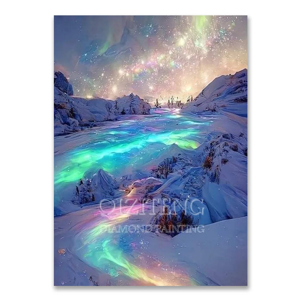 European Architecture 5D DIY Diamond Painting Kit Natural Landscape