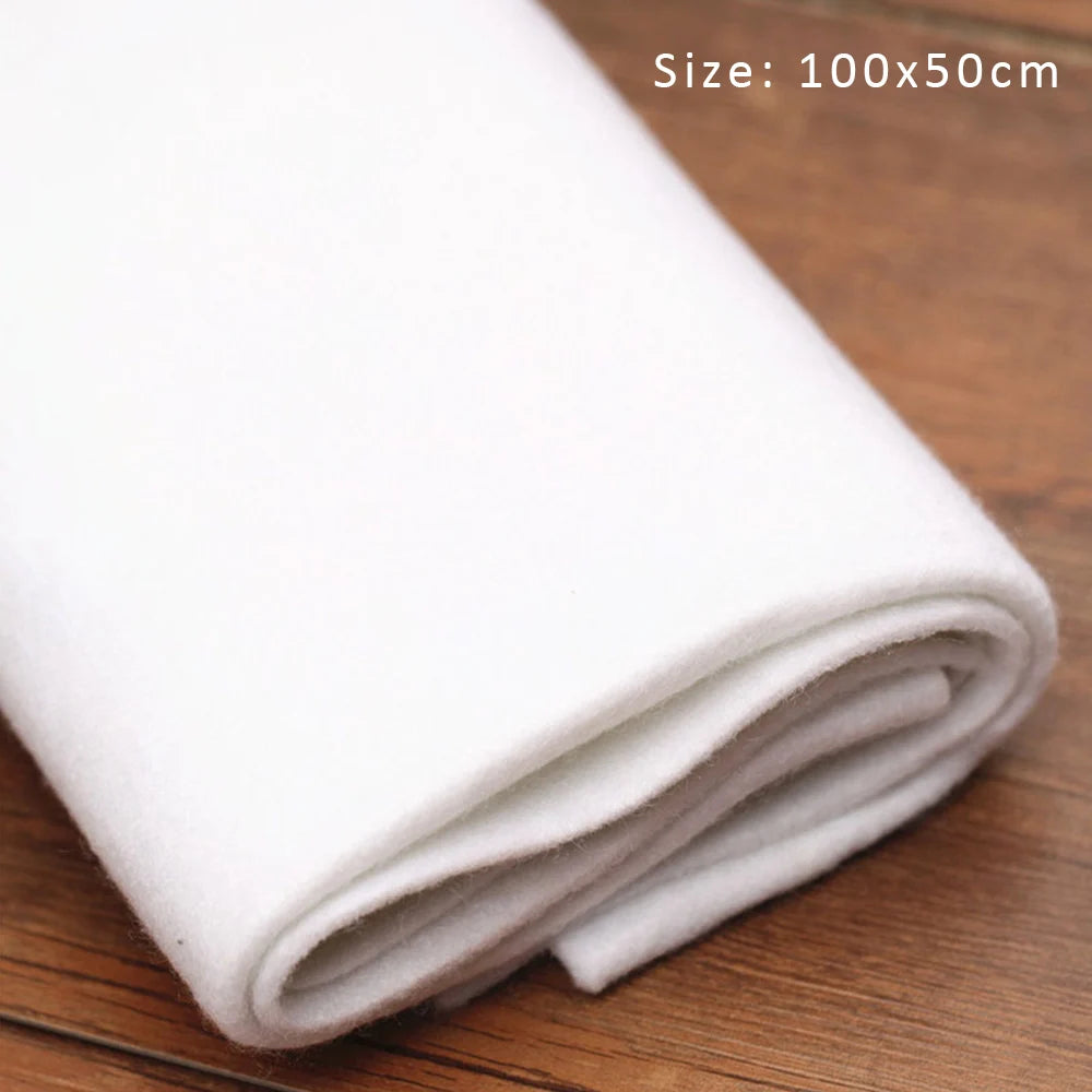 Fusible Interfacing Iron-On/Non-Woven Sewing Cover Stitches Back of Stitch-Fused Beautifully