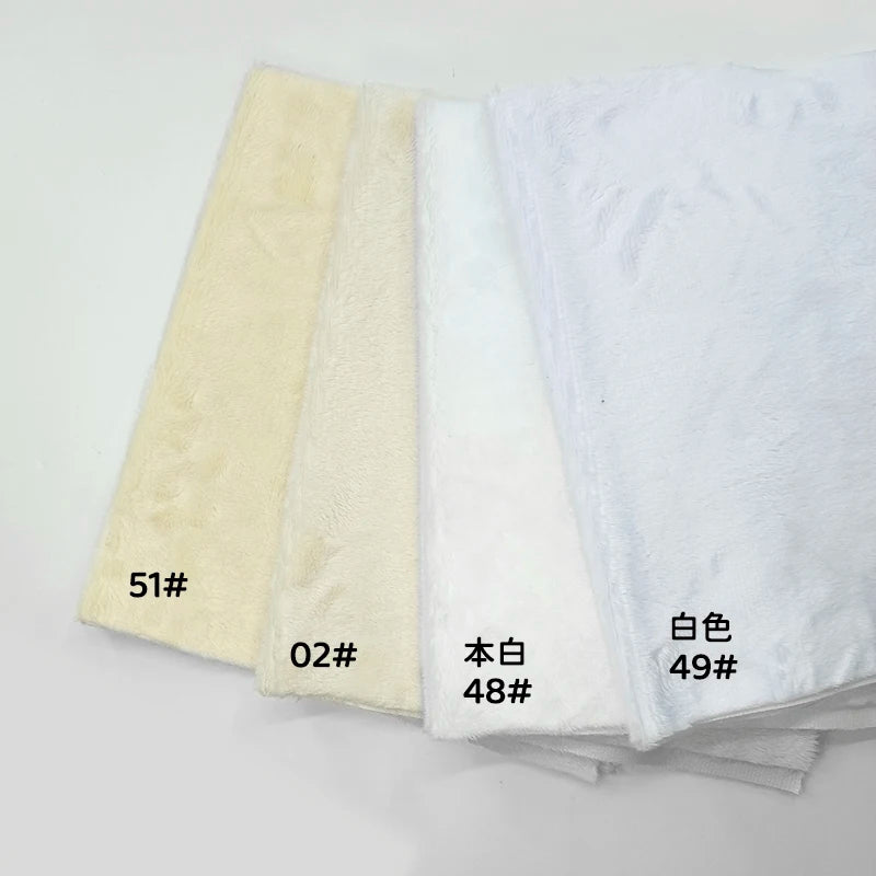 45x50cm Fabric 5mm Pile Super Soft Fur Doll Stuffed Animals