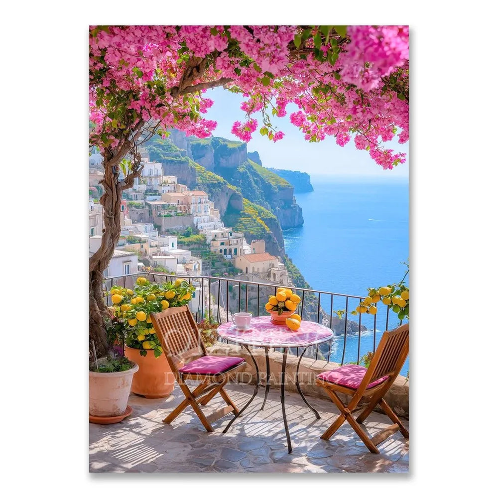 European Architecture 5D DIY Diamond Painting Kit Natural Landscape