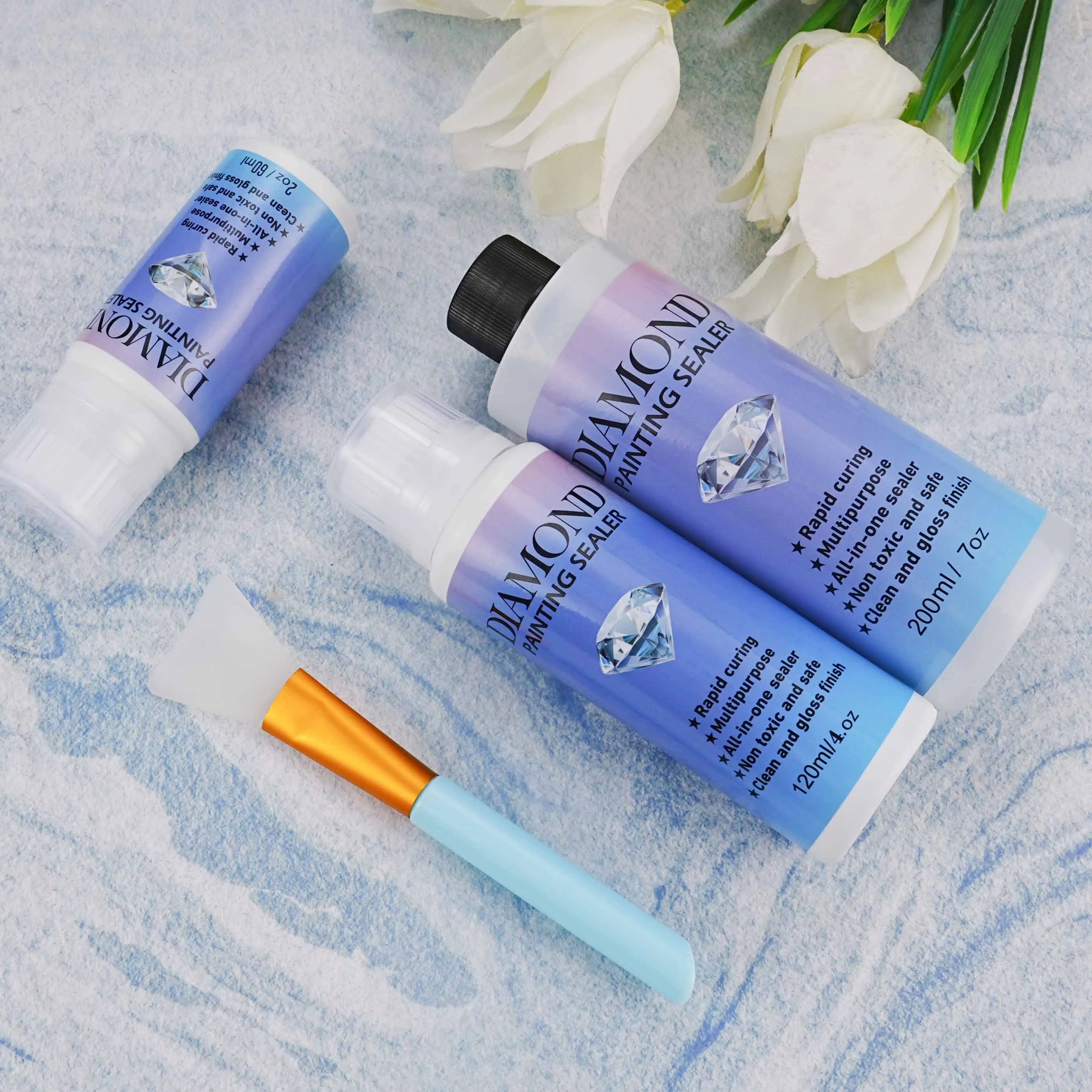 60ML/120ML/200ML Diamond Painting Sealer Conserver Puzzle Glue Diamond Painting
