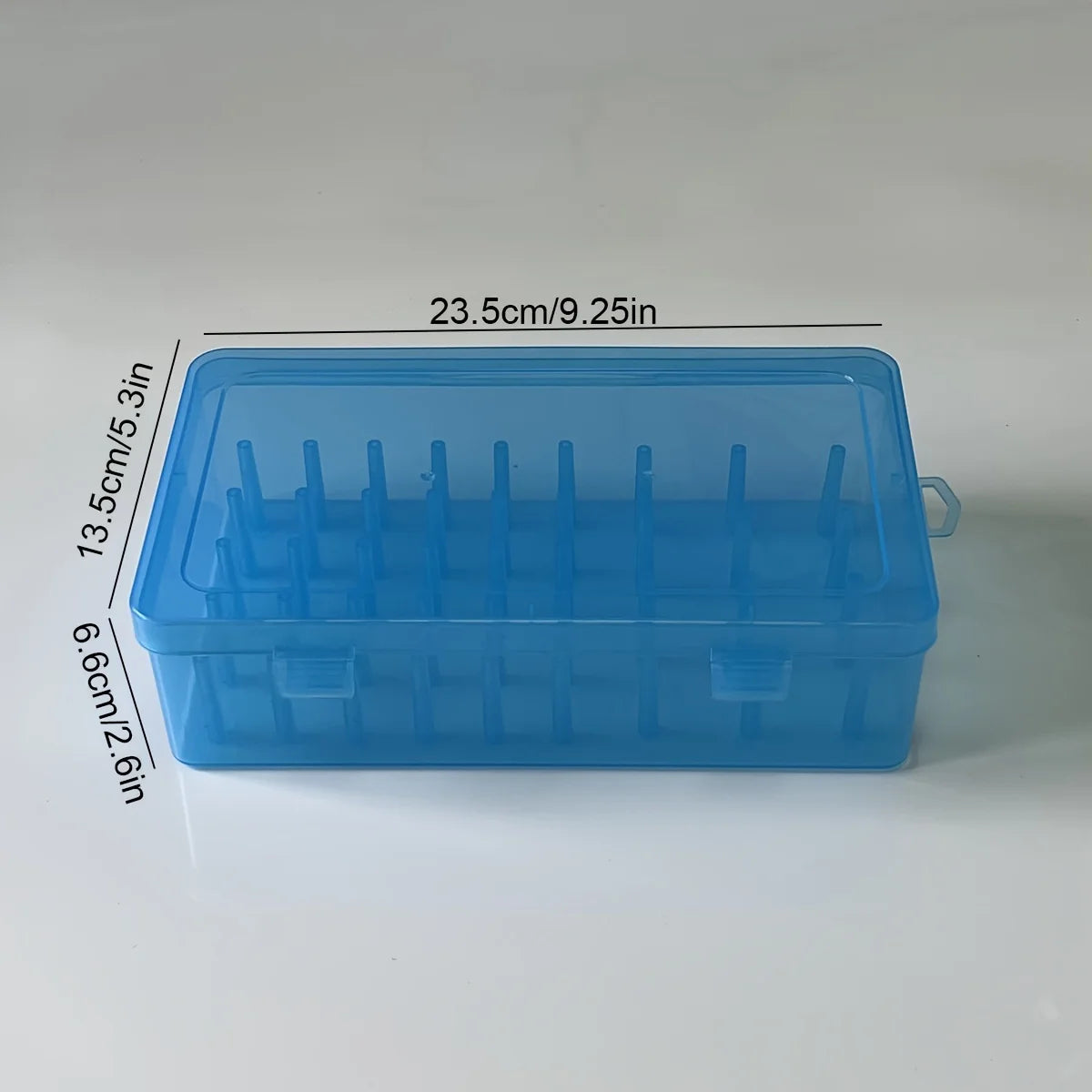 42Spool Thread Storage Box Durable Transparent PP with Safety Lock,